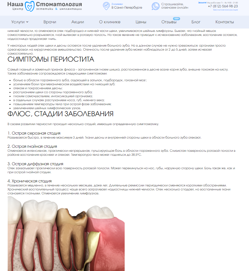 оформление контента