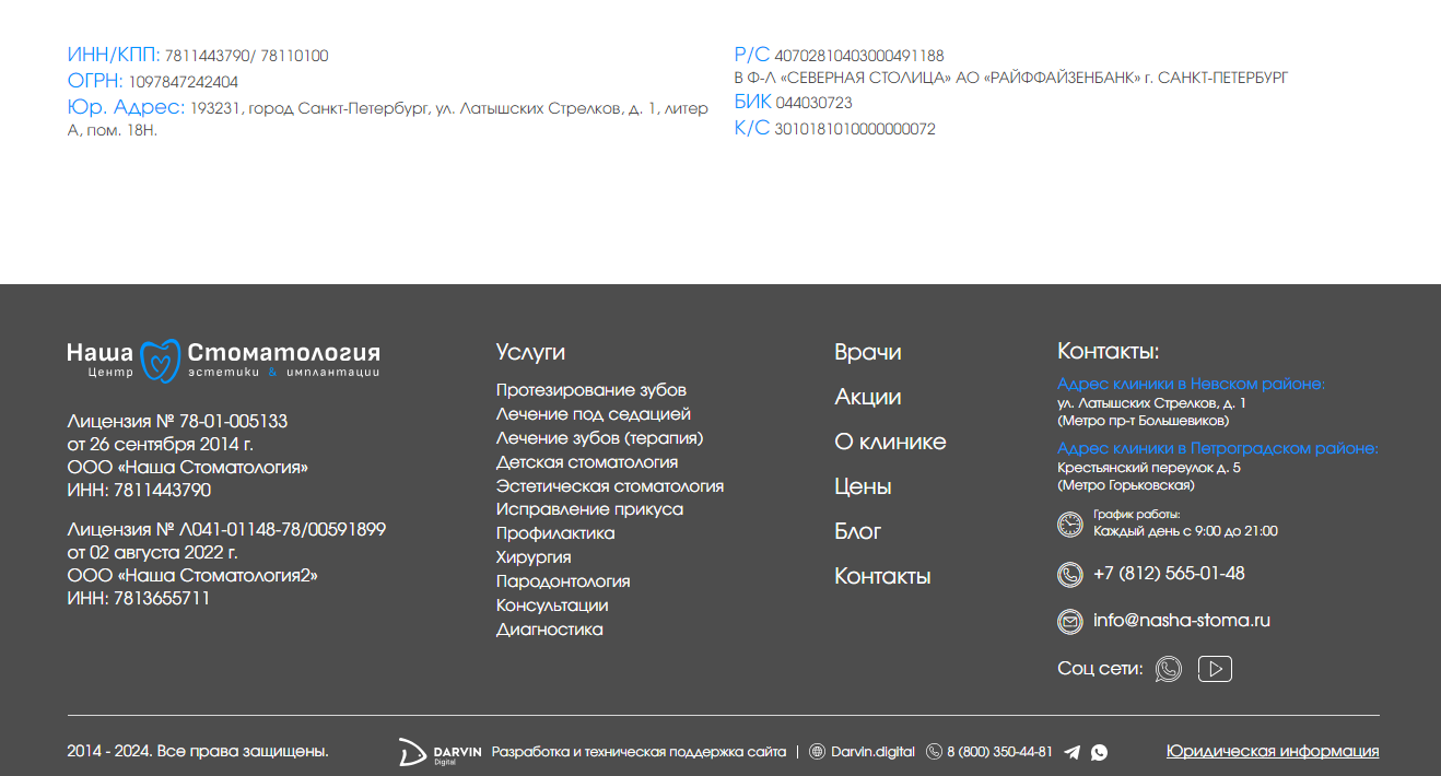 Как разработать крутой сайт стоматологии
